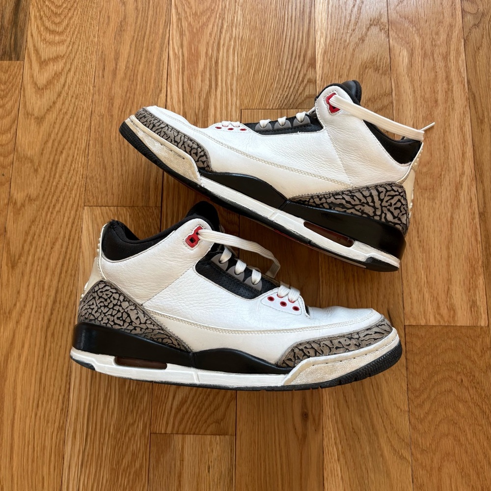 Size 10 - Air Jordan 3 Retro Infrared 23 2014 - Amateur Restoration Customized
